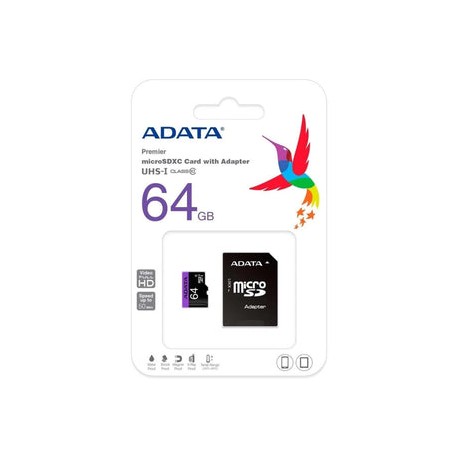 Memoria Micro SD 64GB ADA...
